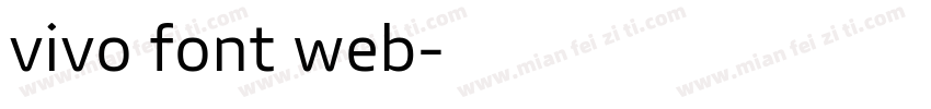 vivo font web字体转换